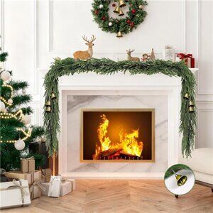 Christmas Garland of Artificial Norfolk Pine 2 Pcs 6 FT Christmas Decorations